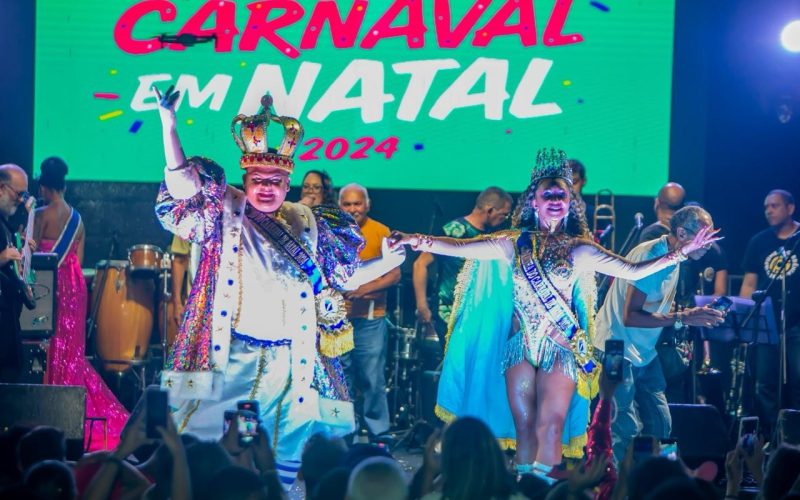 Quem é o rei a rainha do carnaval de Natal 2024? Eu te mostro!