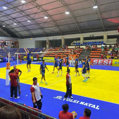 Palácio dos Esportes recebe partida da Superliga B de Vôlei nesta quarta (21)