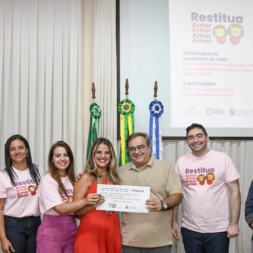Prefeitura de Natal lança nova edição de campanha “Restitua amor”