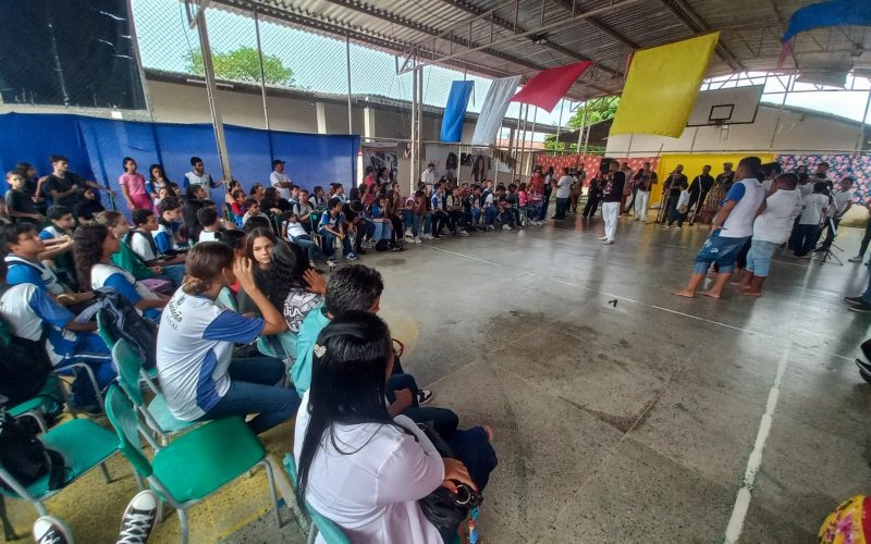Conexão Felipe Camarão promove ação cultural na Escola M. Prof. Veríssimo de Melo em Natal