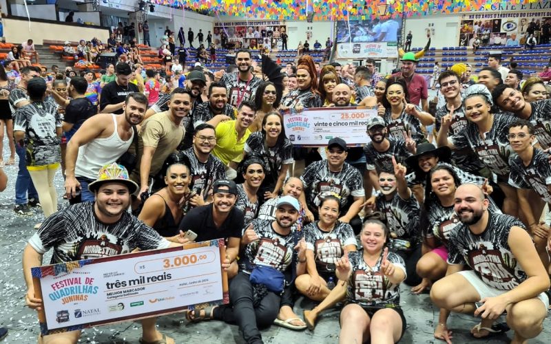 Confira o resultado final do Festival de Quadrilhas Juninas de Natal 2024
