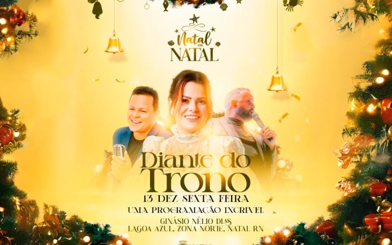 Diante do Trono faz show hoje (13) no Ginásio Nélio Dias na Zona Norte de Natal