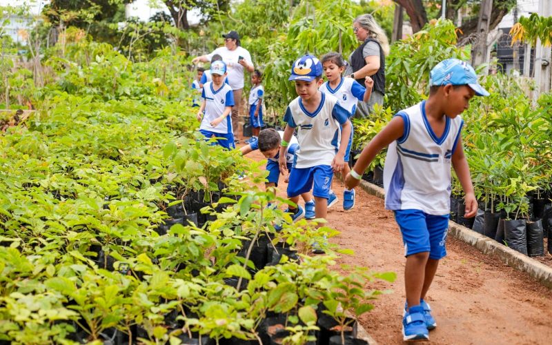 Semsur promove experiências educativas ambientais com estudantes de Natal