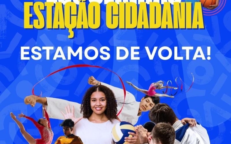Escolinhas da Estação Cidadania retomam atividades para o segundo semestre de 2026 
