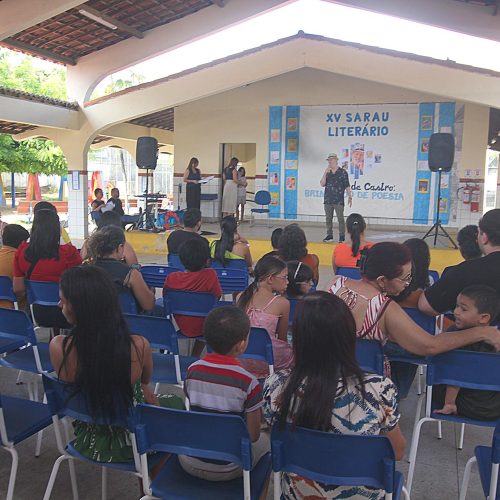 15º Sarau Literário da Escola Monsenhor Joaquim Honório homenageia escritor José de Castro