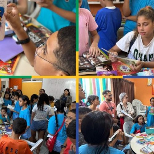 Clube de Leitura do TRE-RN faz doação de livros à ADIC/RN