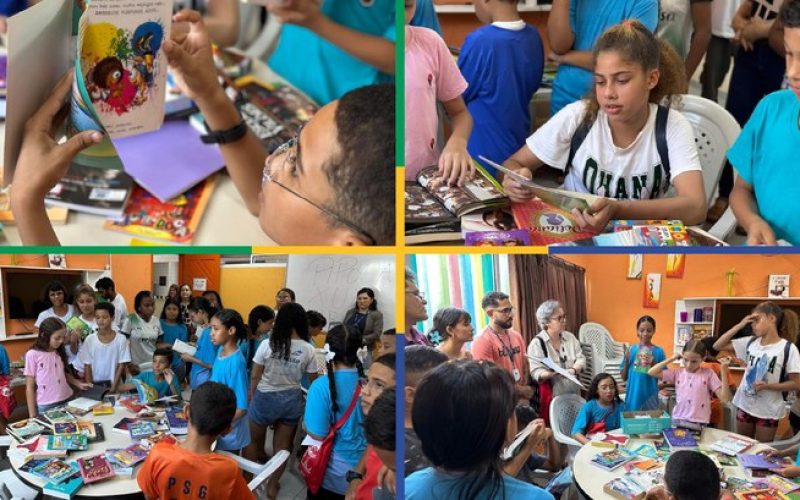 Clube de Leitura do TRE-RN faz doação de livros à ADIC/RN