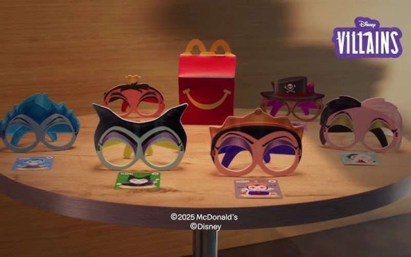 McLanche Feliz traz máscaras inspiradas em vilões da Disney