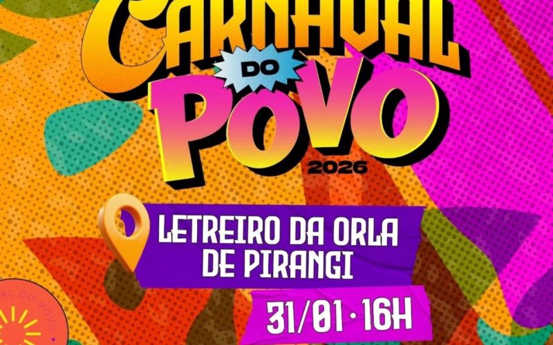 Parnamirim vai lançar a programação oficial do carnaval 2026 no próximo dia 31