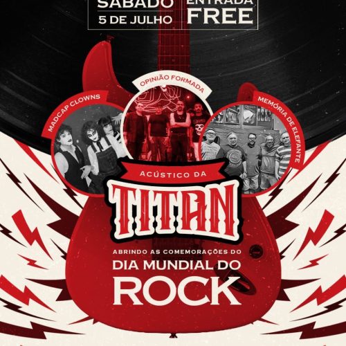 Titan Vinyl Store faz show em homenagem ao Dia Mundial do Rock em Natal