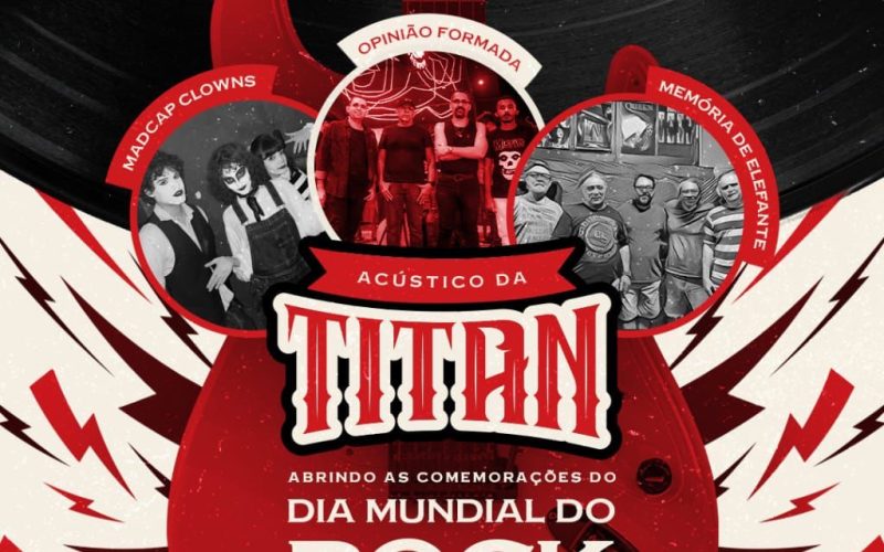 Titan Vinyl Store faz show em homenagem ao Dia Mundial do Rock em Natal