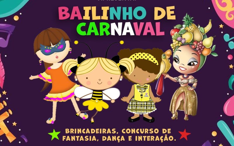 Cidade da Criança promove Bailinho de carnaval nesse domingo (4)