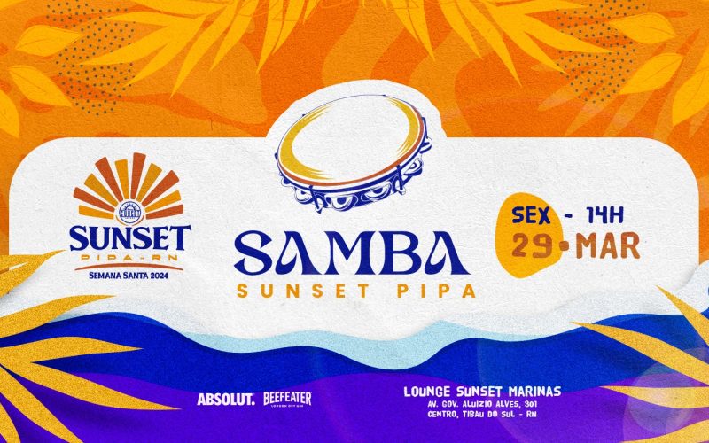 Samba Sunset Pipa vai movimentar a semana santa em Tibau do Sul