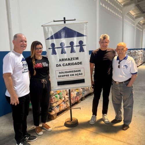 25 toneladas de alimentos são doados pela Clap ao Armazém da Caridade