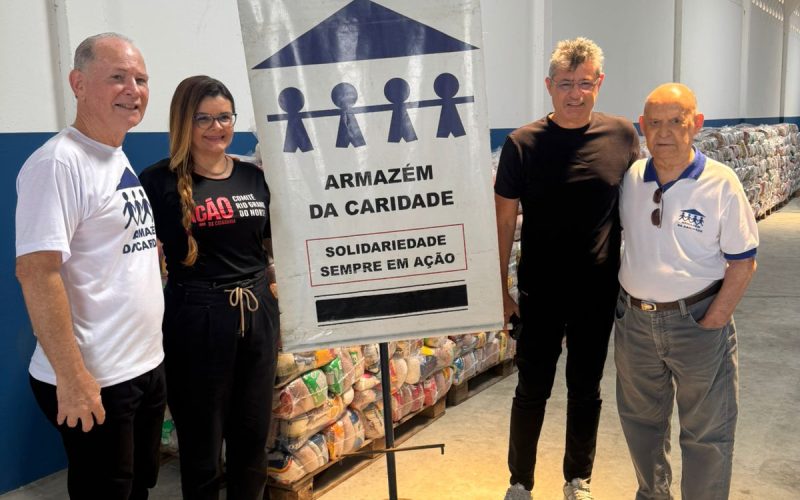 25 toneladas de alimentos são doados pela Clap ao Armazém da Caridade