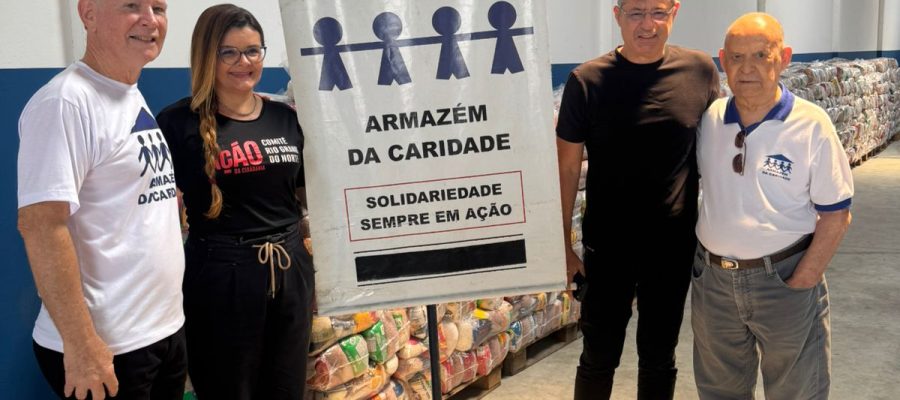 25 toneladas de alimentos são doados pela Clap ao Armazém da Caridade