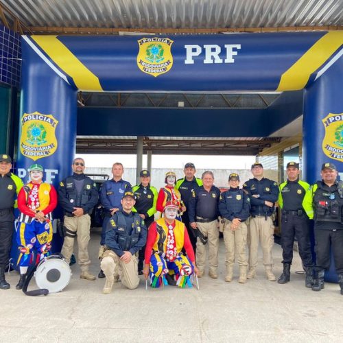 PRF, DETRAN e agentes de São Gonçalo do Amarante/RN realizam ação educativa