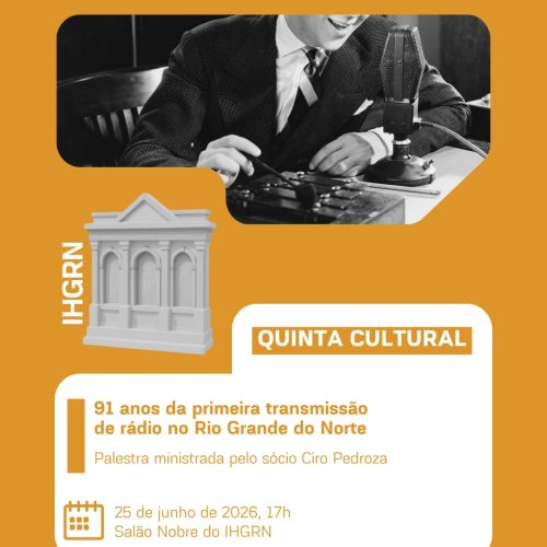 Quinta Cultural comemora os 91 anos da 1ª transmissão de rádio em Natal
