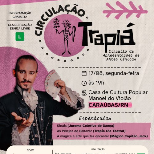 Circulação Trapiá chega a Caraúbas nesta segunda-feira (17)