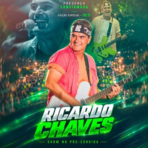 Ricardo Chaves será atração de edição especial do Corre de Terça em Natal