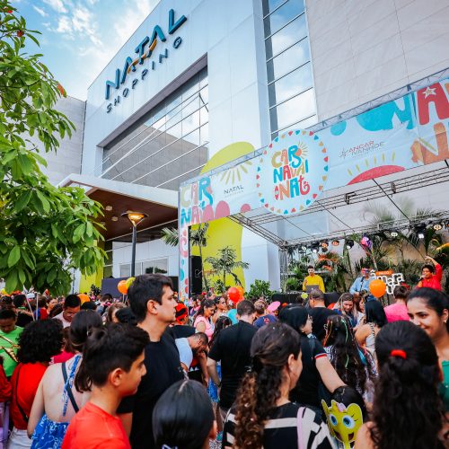 Carnaval no Natal Shopping tem bloquinho infantil. para pets e shows no Alpendre