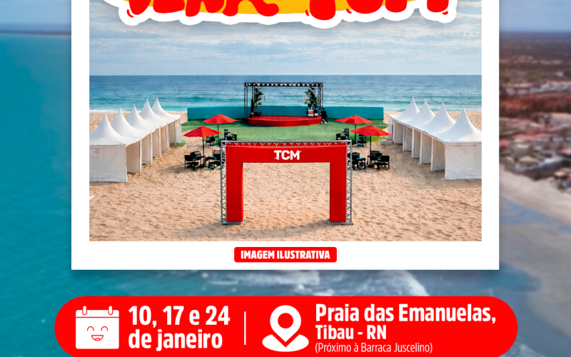 Verão TCM volta neste sábado direto da Arena TCM em Tibau