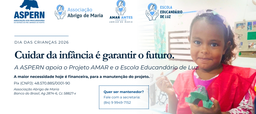 Dia das Crianças: ASPERN apoia campanha de arrecadação para projeto educacional da Vila de Ponta Negra