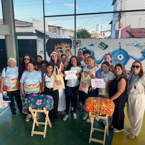 Projeto “Lugares de Charme” promove Renda de Bilro em escola municipal de Natal