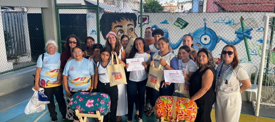 Projeto “Lugares de Charme” promove Renda de Bilro em escola municipal de Natal