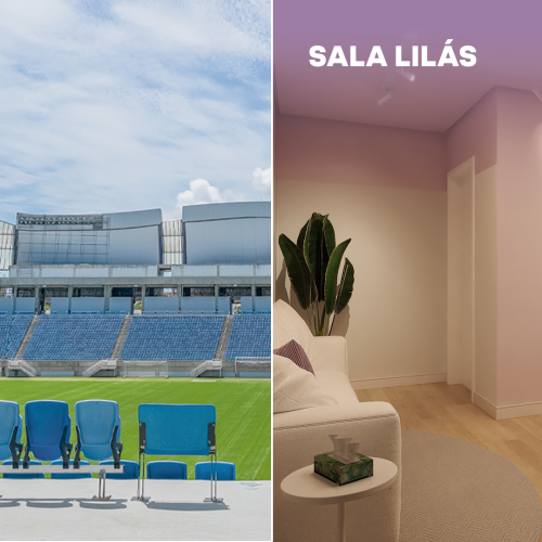 Arena inaugura Sala Lilás neste domingo (16) para acolhimento e proteção de mulheres
