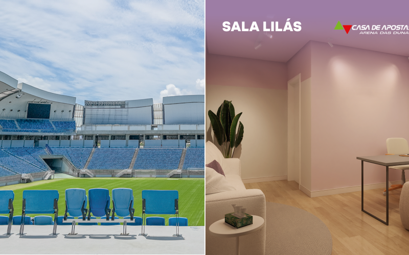 Arena inaugura Sala Lilás neste domingo (16) para acolhimento e proteção de mulheres