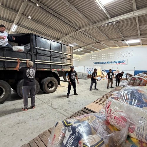 Armazém da Caridade realiza primeira entrega de alimentos de 2026 com 12 toneladas arrecadadas