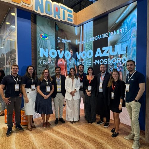 Azul anuncia retomada de voos entre Mossoró (RN) e Recife (PE) durante a WTM Latin America