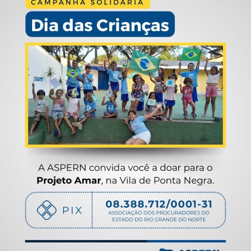 Campanha da ASPERN arrecada itens essenciais para as crianças da Vila de Ponta Negra