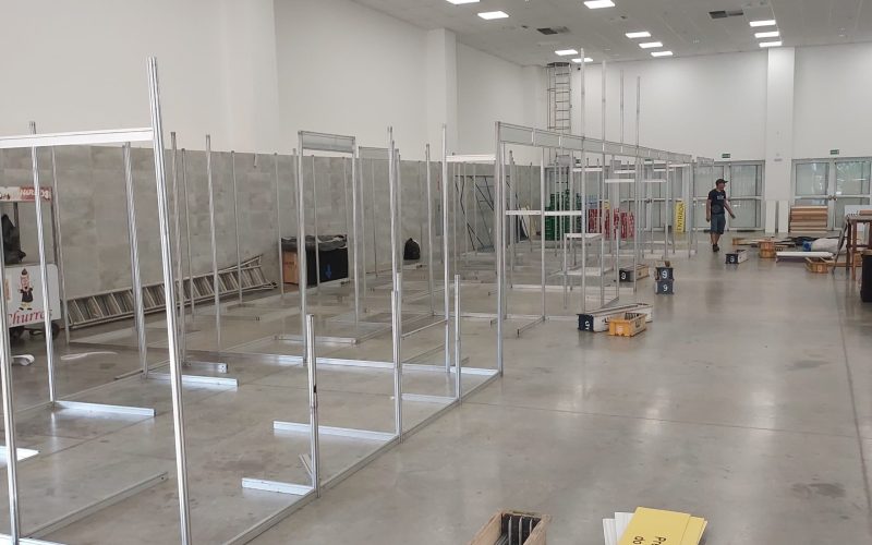 Começa a etapa de montagem da 30ª Brasil Mostra Brasil no Centro de Convenções