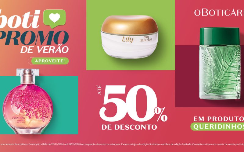 Com mais de 300 itens até 50% off, Boti Promo Verão 2025 segue até 9 de fevereiro