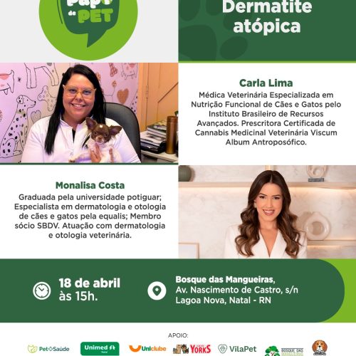 Bosque das Mangueiras recebe encontro “Papo de Pet” no próximo dia 18