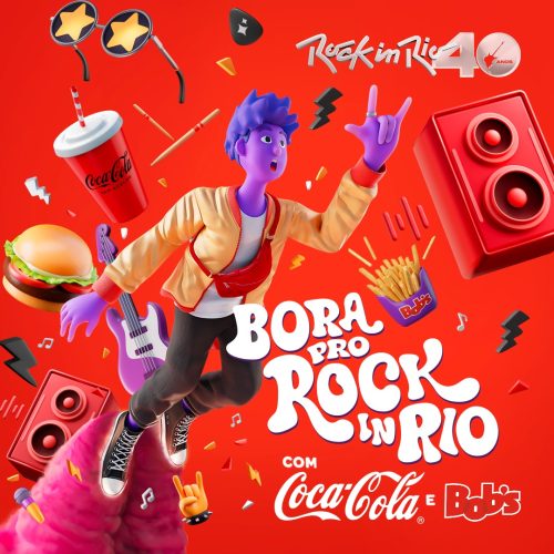 Coca-Cola e Bob’s se unem para levar fãs ao Rock in Rio; Saiba como funciona a promoção