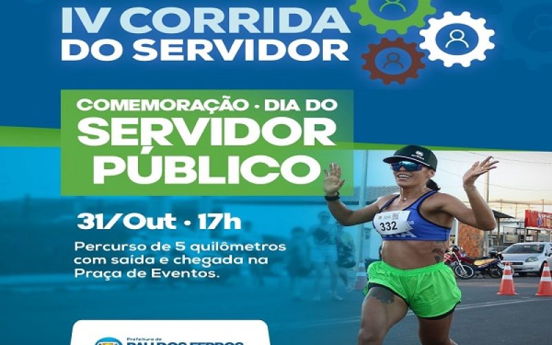 IV Corrida do servidor movimenta a cidade de Pau dos Ferros nesta quinta (31)