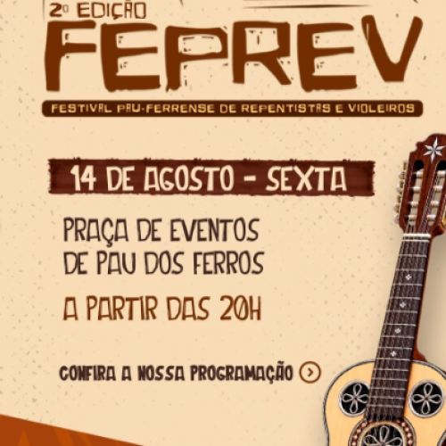 2º Festival Pau-ferrense de Repentistas e Violeiros começa hoje (14)