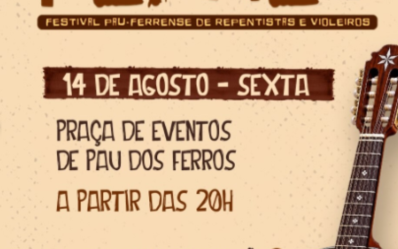 2º Festival Pau-ferrense de Repentistas e Violeiros começa hoje (14)