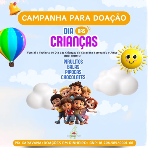 Caravana Semeando Amor arrecada doações para crianças carentes de Natal