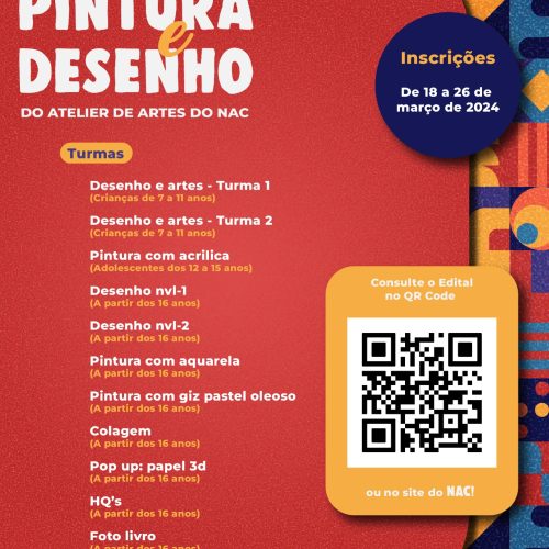 Núcleo de Arte e Cultura da UFRN anuncia edital para cursos do seu Atelier de Artes