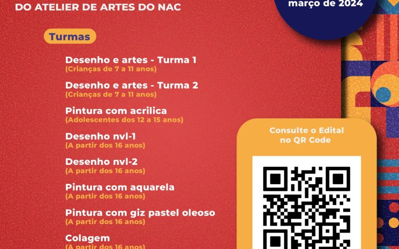 Núcleo de Arte e Cultura da UFRN anuncia edital para cursos do seu Atelier de Artes
