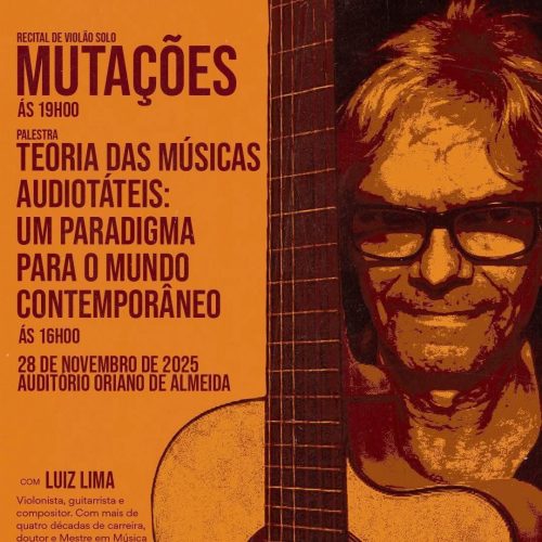 UFRN recebe recital e palestra de Luiz Galdino “Lola” nesta sexta (28)