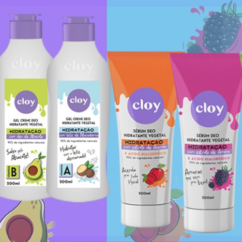 Cloy lança sua primeira linha de hidratantes corporais; Conheça os produtos