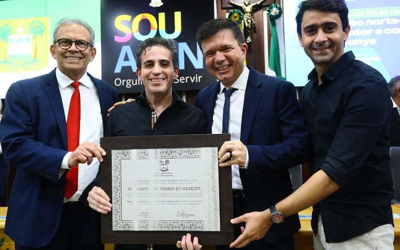 Waldonys recebe título de cidadão do RN: “Agora sou potiguar por lei”