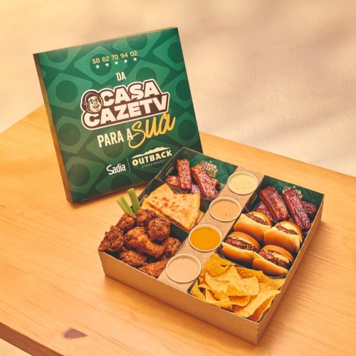 Outback leva clima de estádio para dentro de casa com box exclusivo em parceria com a Casa CazéTV