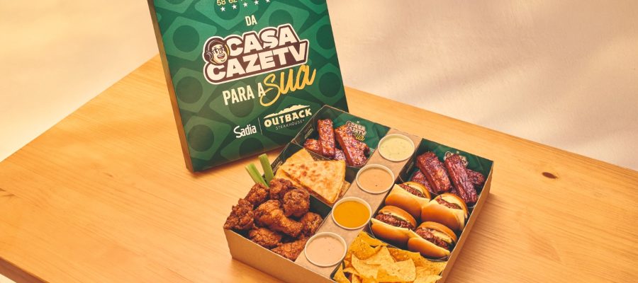 Outback leva clima de estádio para dentro de casa com box exclusivo em parceria com a Casa CazéTV