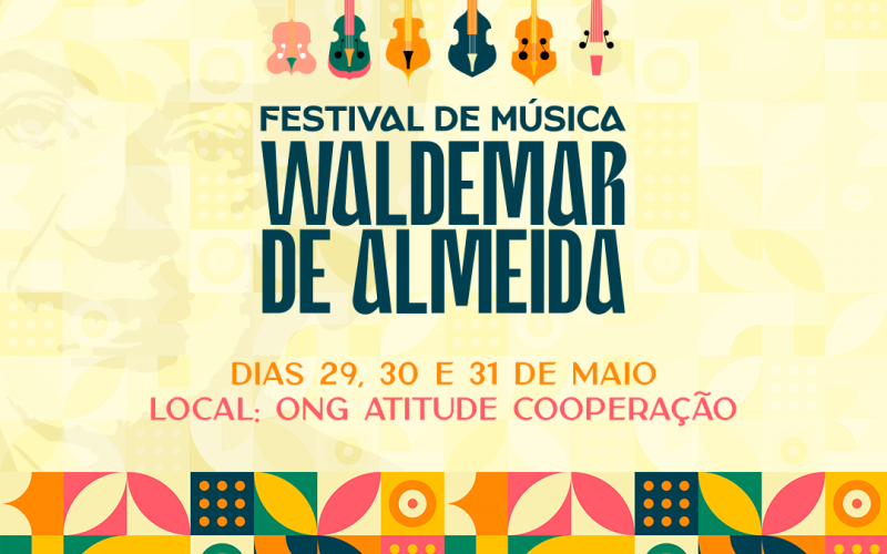 Últimos dias para as inscrições do Festival de Música Waldemar de Almeida